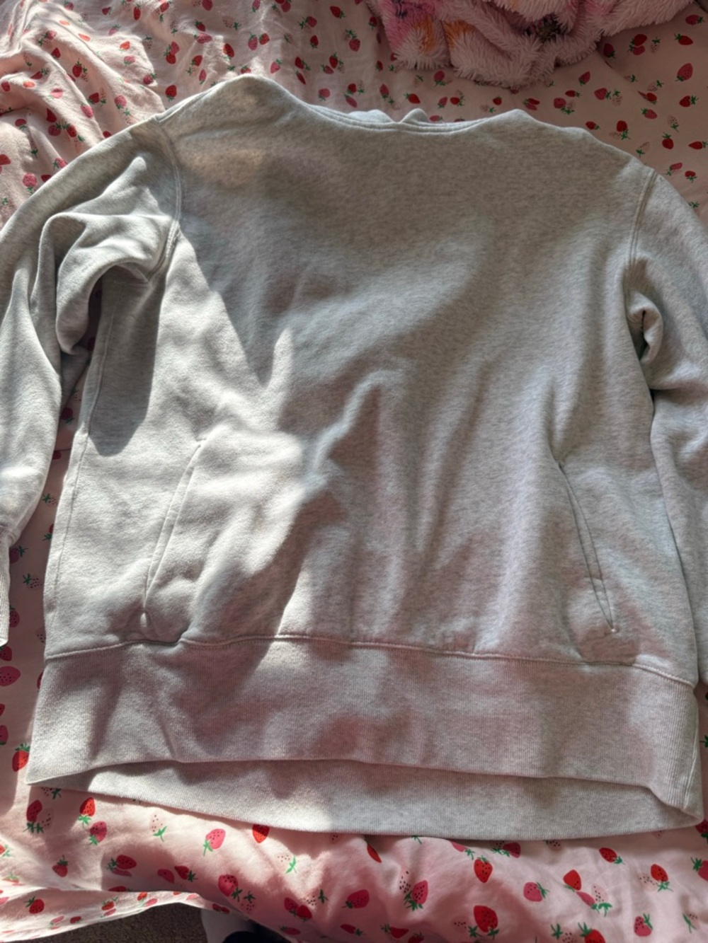 Abercrombie & Fitch Light Gray Women's Sweatshirt